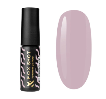 Гель-лак F.O.X Shot Spectrum Gel Vinyl 046 Careful лиловый беж. 5 мл (2100994249336)