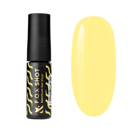 Гель-лак F.O.X Shot Spectrum Gel Vinyl 019 Ease лимонно-жовтий. 5 мл (2100994249077)