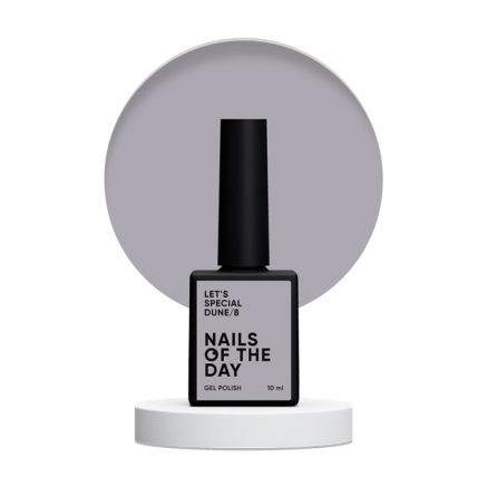 Гель-лак Nails Of The Day Lets Special Dune/8 йорданський камінь пустелі глибокий сірий 10 мл (4822306361007)