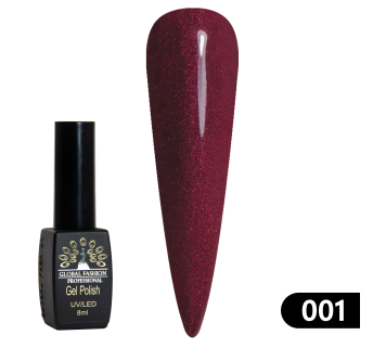 Гель лак BLACK ELITE 001, Global Fashion 8 мл