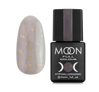 База камуфлююча для гель-лаку Moon Full Rubber Base 05. глибокий сірий. з поталлю. 8 мл (5908254192722)