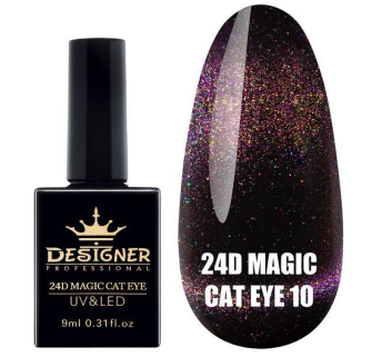 Гель-лак 24D Magic Cat Eye №10, 9 мл., Designer (Котяче око)