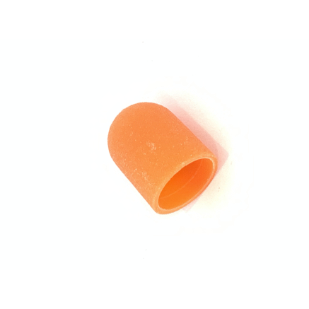 Ковпачки абразиву для педикюру (у пакеті), 10*15 мм, #150, orange 100 шт