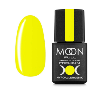 Гель-лак Moon Full Colour Neon Ibiza 711 неоновий жовтий. 8 мл (5905123016011)