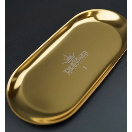 Металевий лоток для інструментів 18 х 8.7 см. Designer - S Gold