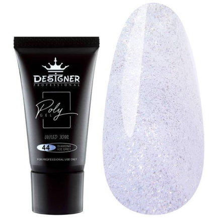 Полігель 30 мл Designer Diamond Ice Grey №44