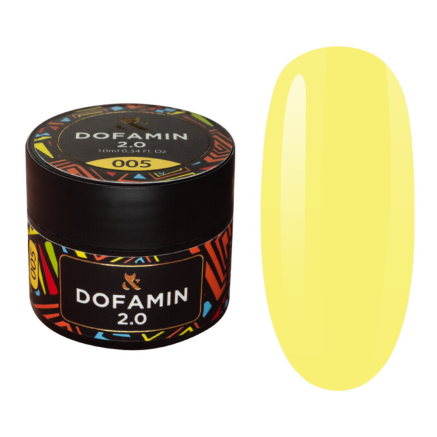 База цветная F.O.X Base Dofamin 2.0 005. желтый. 10 мл (2100994290338)