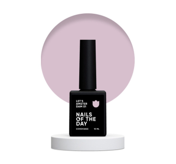 База камуфлирующая Nails Of The Day Cover Base Lets Amsterdam 01. розовая дымка. 10 мл (4820053189806)