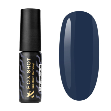 Гель-лак F.O.X Shot Spectrum Gel Vinyl 024 Absolut темно-синій. 5 мл (0390136015994)