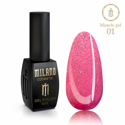 Гель лак Glame Miracle 8 мл № 01