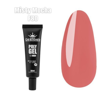 Полігель Misty Mocha F80 (30 мл.) Designer