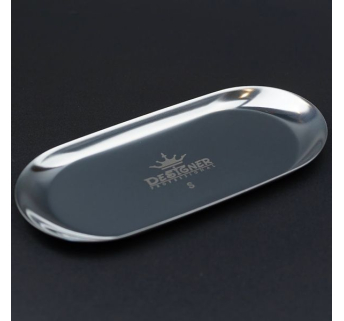 Металевий лоток для інструментів 18 х 8.7 см. Designer - S Silver
