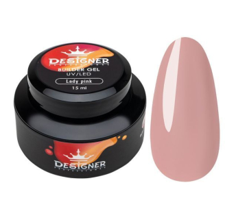 Strong Builder Gel 15 мл., Designer (Моделюючий гель), Lady Pink №5