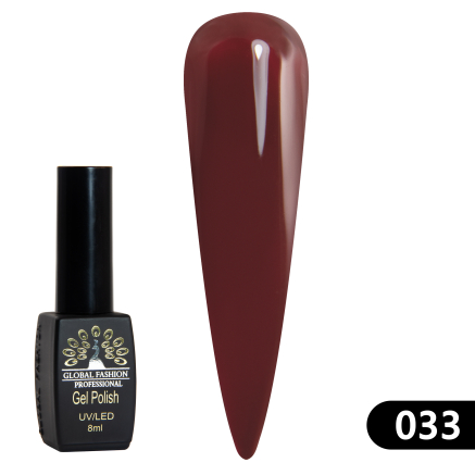 Гель лак BLACK ELITE 033, Global Fashion 8 мл