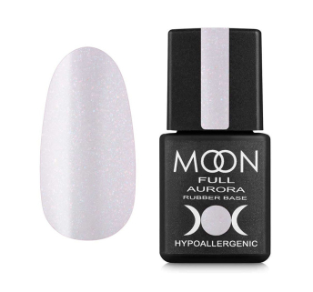База каучукова Moon Full Aurora 2007. молочно-рожевий із дрібним шимером. 8 мл (5905123014918)