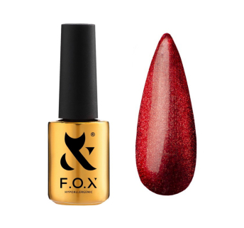 Гель-лак F.O.X Sphynx Cat Eye 001 гранатовый с эффектным бликом. 7 мл (2100994234172)