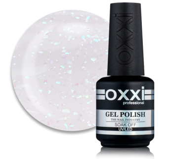 База камуфлирующая для гель-лака Oxxi Professional Sharm Cover Base Coat 002 прозрачно-молочный с брюзово-мятными шиммерами. 15 мл (2100994265619)