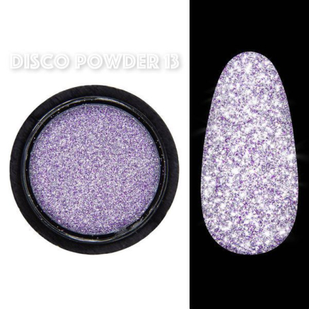 Disco powder №13 - Світловідбивна втирка Designer - Фіолетова