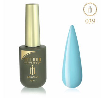 Гель лак MILANO LUXURY 10 мл № 039 (Снежно-голубой)