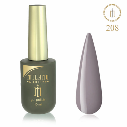 Гель лак MILANO LUXURY 10 мл № 208 (Честерский туман)