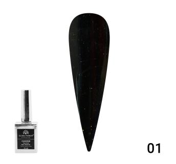 Топ с глиттером Galaxy Top Coat 01, 15 мл