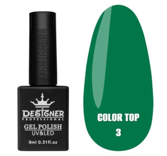 Кольорове топове покриття - Color Top 03 Designer, 9 мл. - вітражне