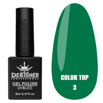Кольорове топове покриття - Color Top 03 Designer, 9 мл. - вітражне