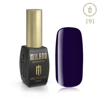 Гель лак MILANO 10ml № 191 (Кубовый)