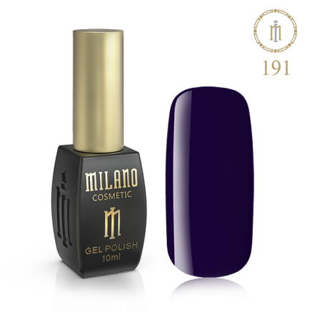 Гель лак MILANO 10ml № 191 (Кубовый)