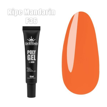 Полігель (15 мл.) Designer F36 Ripe Mandarin
