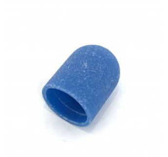 Ковпачки абразиву для педикюру, 10*15 мм #150, blue 1 шт.