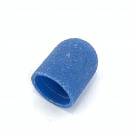 Ковпачки абразиву для педикюру, 10*15 мм #150, blue 1 шт.