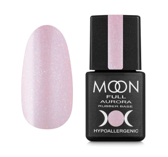 База каучуковая Moon Full Aurora 2006. светло-розовый с мелким шиммером. 8 мл (5905123014901)