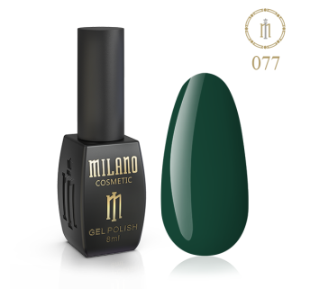 Гель лак MILANO 8 мл № 077 (Ізумруд)