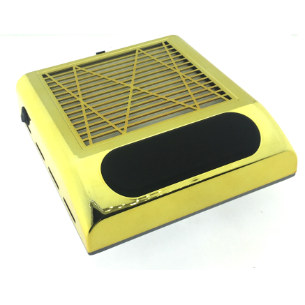 Вытяжка маникюрная (пылесос) с фильтром, 80W, gold BQ-858-8