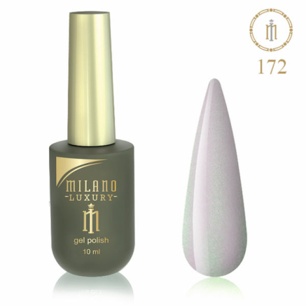 Гель лак MILANO LUXURY 10 мл №172 (Перлинно-білий)