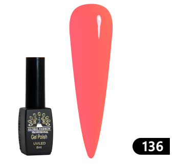 Гель лак BLACK ELITE 136, Global Fashion 8 мл