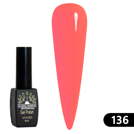 Гель лак BLACK ELITE 136, Global Fashion 8 мл