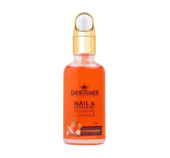 Олія для кутикули 50 мл. (Полуниця №8) - Nail&Cuticle oil від Designer
