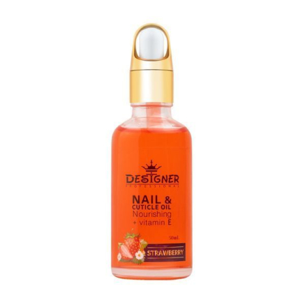 Олія для кутикули 50 мл. (Полуниця №8) - Nail&Cuticle oil від Designer