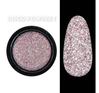 Disco powder №1 - Світловідбивна втирка Designer - Червона