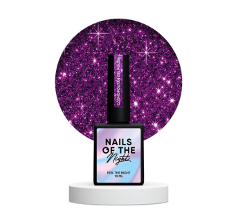 Гель-лак Nails Of The Night Cosmopolitan. темно-розовый. светоотражающий. 10 мл (4822497600688)