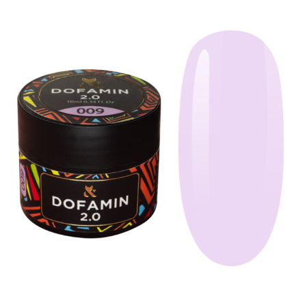 База цветная F.O.X Base Dofamin 2.0 009. светло-лиловый. 10 мл (2100994290369)