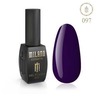 Гель лак MILANO 8 мл № 097 (Цвет затмения)