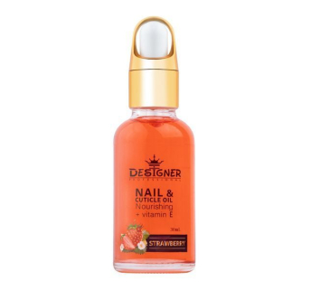 Олія для кутикули 30 мл. (Полуниця №8) - Nail&Cuticle oil від Designer