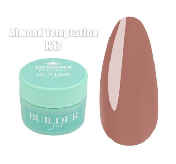 Builder Gel 15 мл., Designer (Моделюючий гель) R17 Almond Temptation