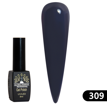 Гель лак BLACK ELITE 309, Global Fashion 8 мл