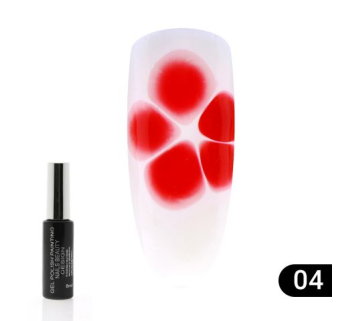 Гель лак Flowers Global Fashion, з ефектом розтікання (по мокрому), 8 мл 04
