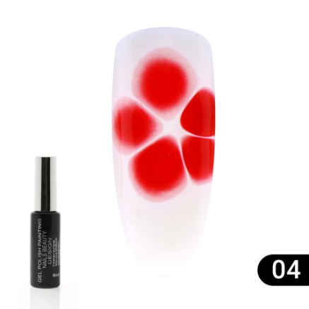 Гель лак Flowers Global Fashion, з ефектом розтікання (по мокрому), 8 мл 04