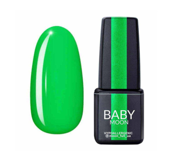 Гель-лак Baby Moon Perfect Neon 012 яскраво-зелений. 6 мл (5908254001895)